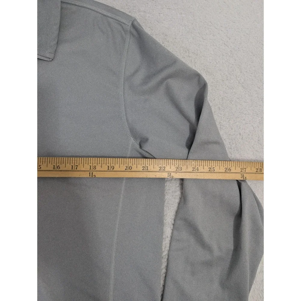 Neumann‎ University Knights The North Face Men's L Gray Pullover Hooded 1/4 Zip
